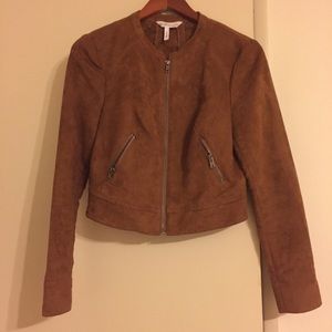BCBGENERATION Faux Suede Moto Jacket